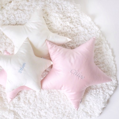 Wishing Star PIMA Cotton Cushion - Small (2 colours available)